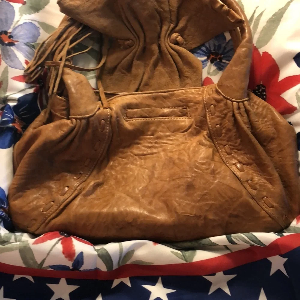 90’s Viva Bags of California leather handbag 14.5”x9” handle to top of bag 7”